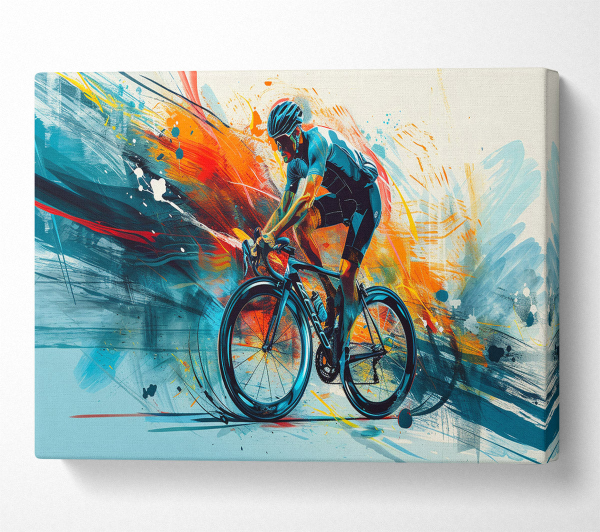 Road Bike Speed Canvas Capture the Thrill of Cycling Wallart Direct