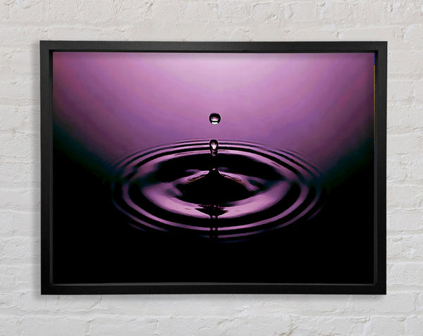 Purple Water Droplet