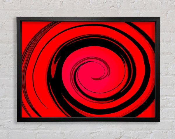 Red Liquid Swirl