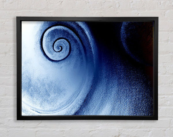 Steel Blue Swirl