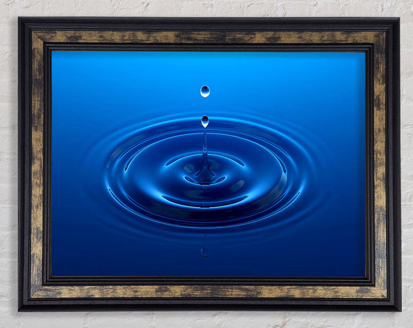 Water Drop Perfect Blue