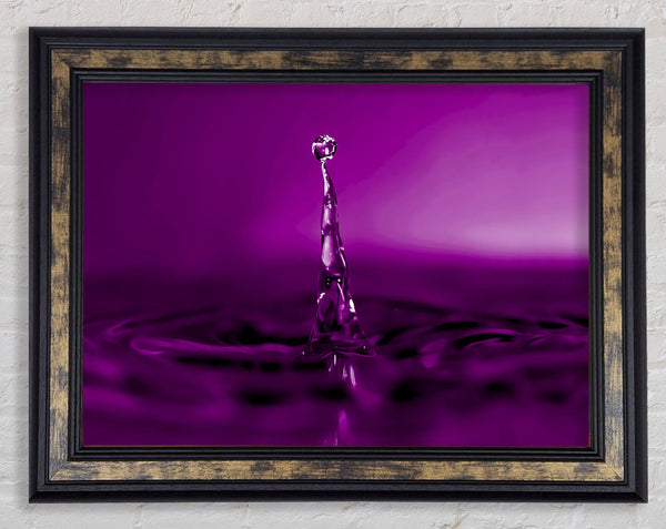 Water Drop Attention Purple