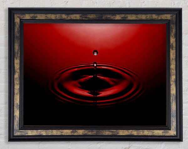 Water Droplet Red