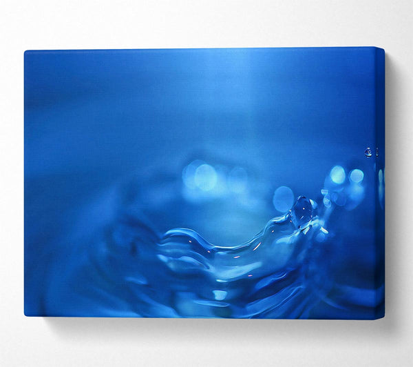 Water Splash Ripple Blue