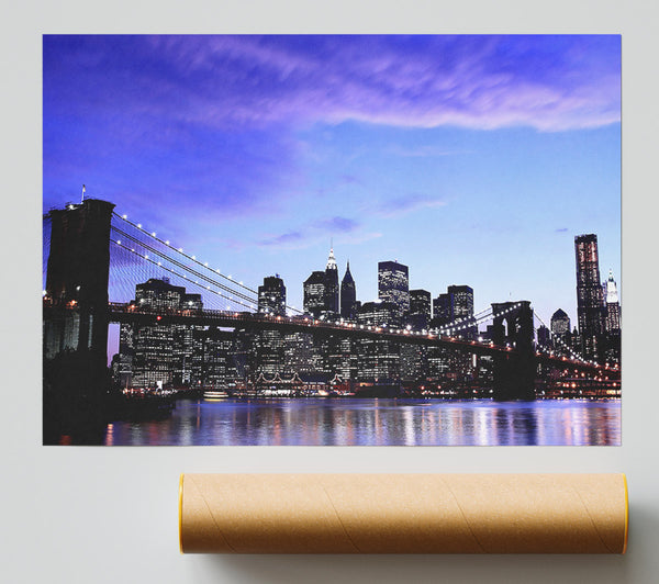 Brooklyn Bridge At Night