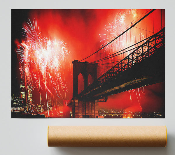 Brooklyn Bridge Fireworks