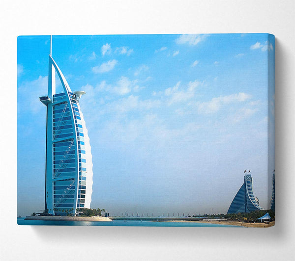 Burj Al Arab Dubai In The Morning Sky