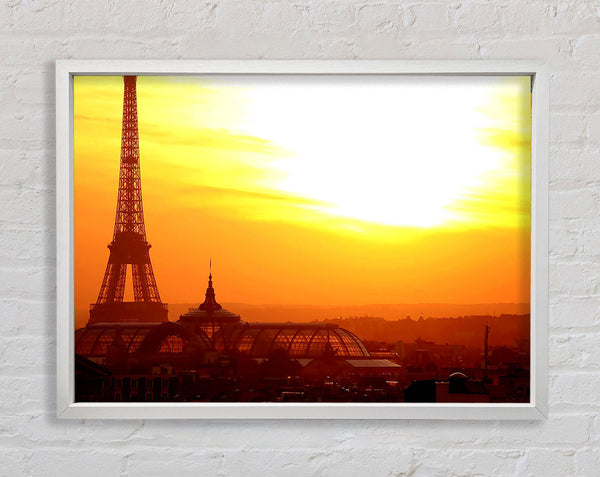 Eiffel Tower At Sunset