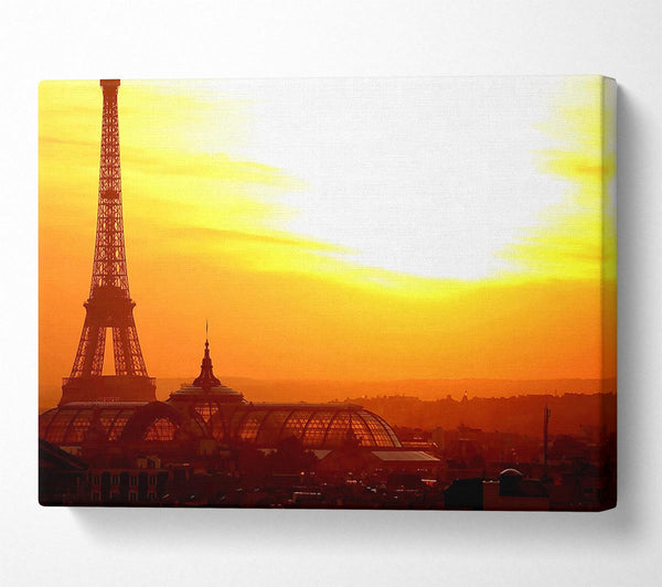 Eiffel Tower At Sunset