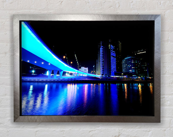 Electric Blue Bridge