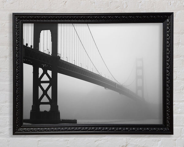 Golden Gate In Fog