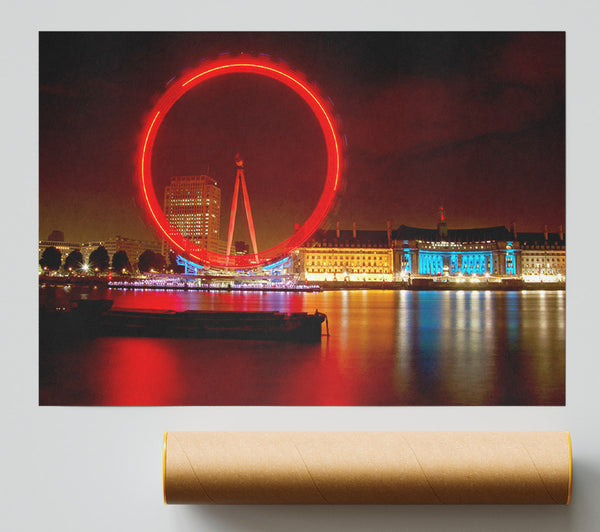 London Eye From Victoria Embankment