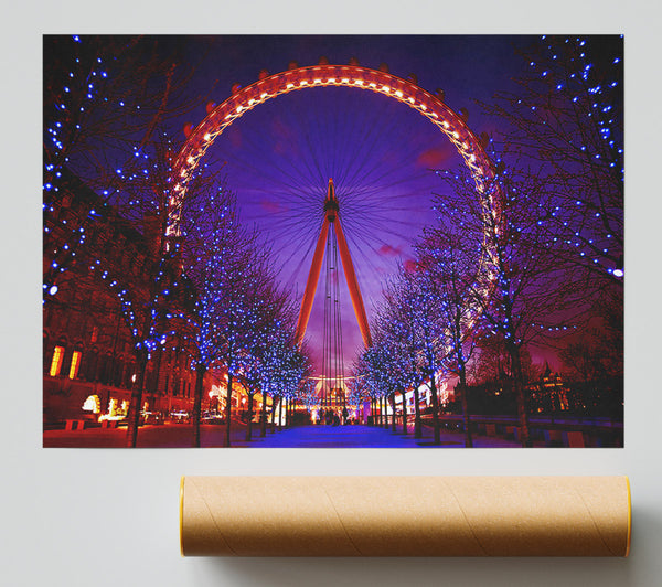 London Eye Night Lights