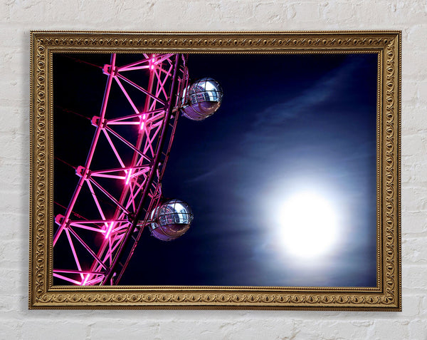 London Eye Pods In The Moonlight