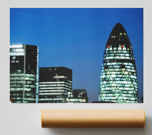 London Gherkin Night Lights