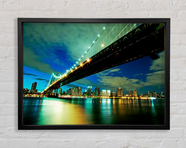 New York Brooklyn Bridge From Below