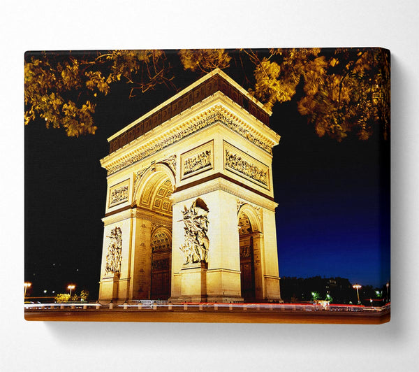 Paris Arc De Triomphe Night Glow