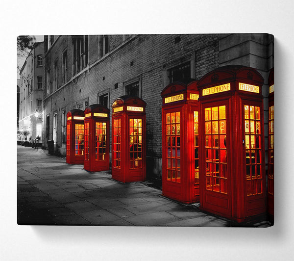 Red Telephone Boxes London England