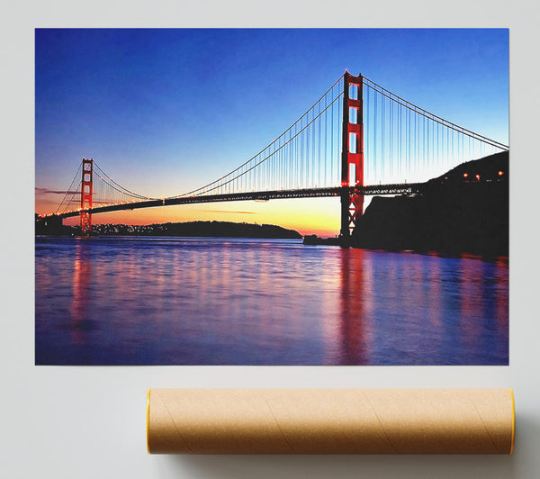 San Francisco Golden Gate Bridge Sunrise