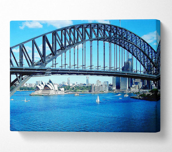 Sydney Harbour Bridge Opera House View Colour