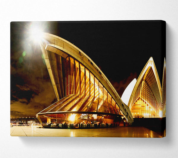 Sydney Opera House Golden Glow