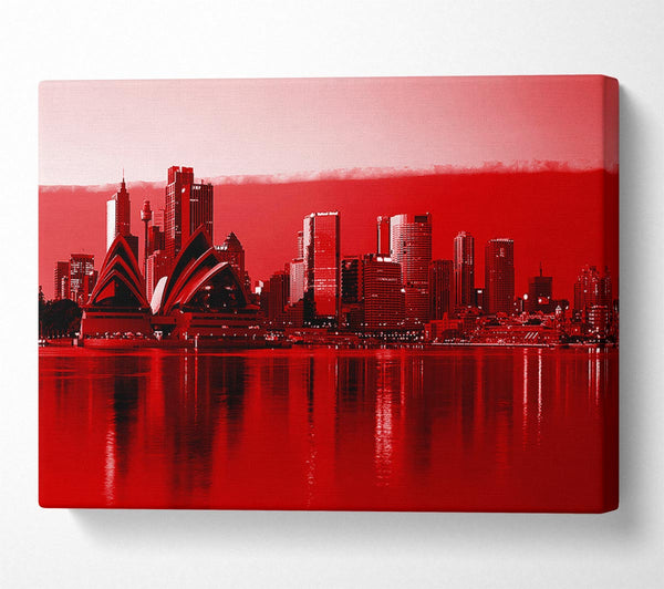 Sydney Opera House Red