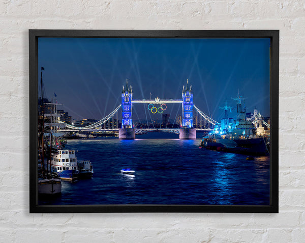 Tower Bridge Olympic Lighting London