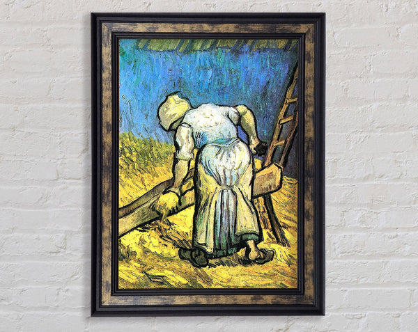 Van Gogh A Farmer Cutting Hay