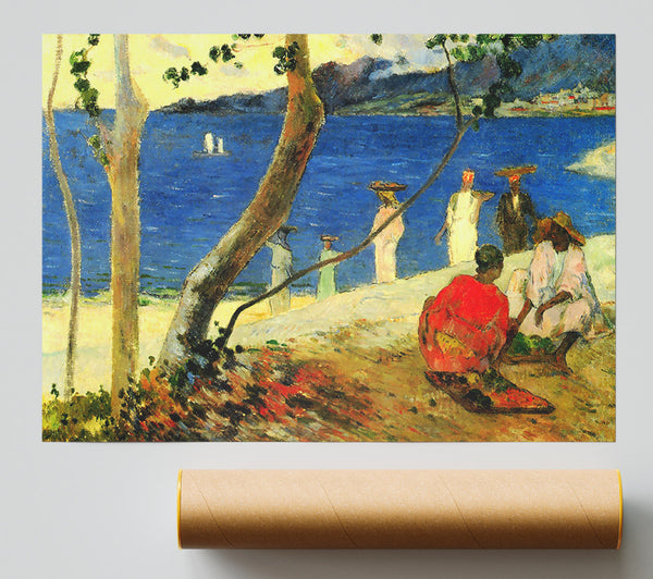 Gauguin Beach Scene