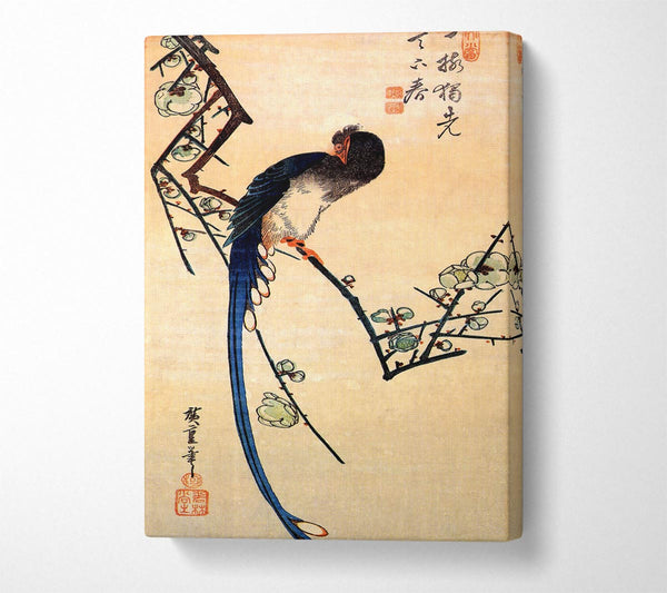 Hiroshige Blue Bird On A Plumtree