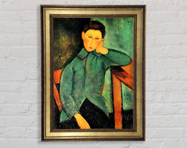 Modigliani Boy In A Blue Jacket