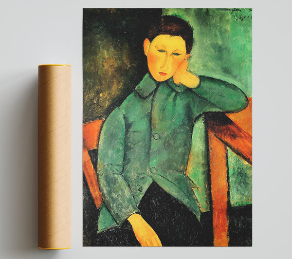 Modigliani Boy In A Blue Jacket