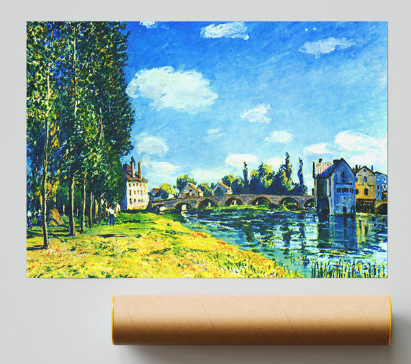 Sisley Bridge Of Moret In Summer