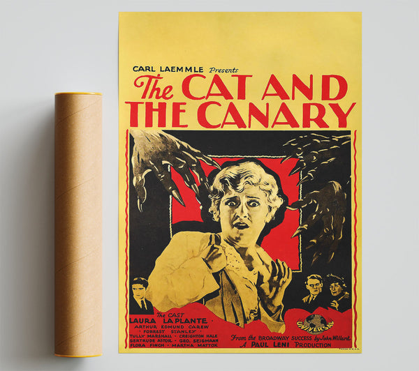 Cat And Canary 1927 Poster