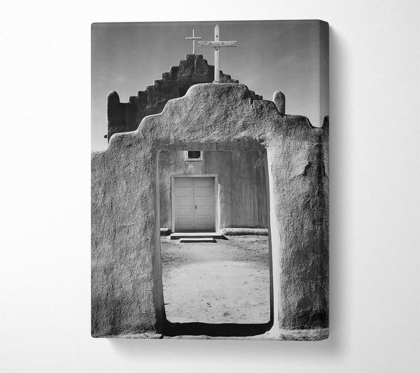 Ansel Adams Church Intaos Pueblo New Mexico