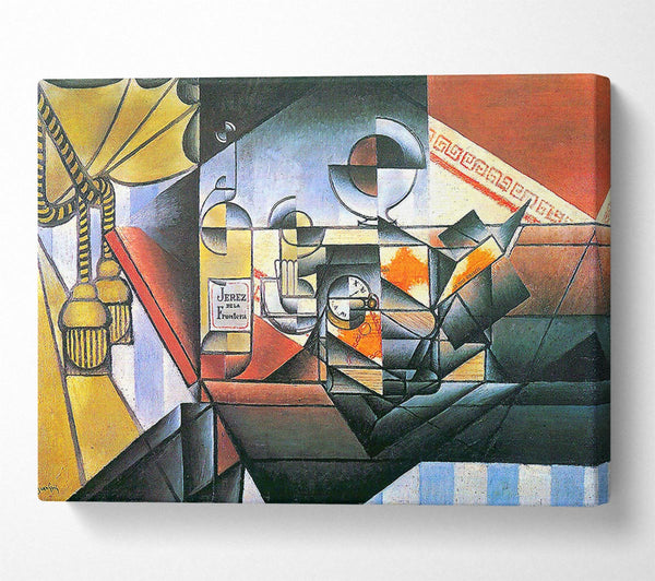 Juan Gris Clock And Bottle Jerez De La Frontera