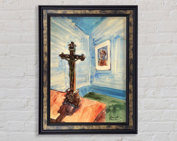 Walter Gramatte Crucifix In The Room