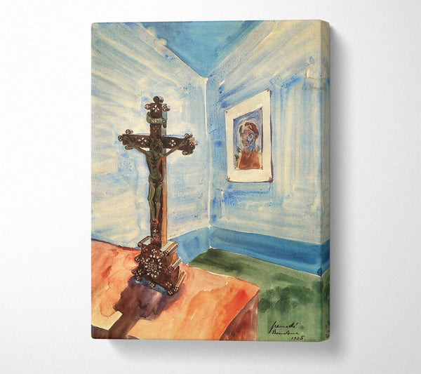 Walter Gramatte Crucifix In The Room