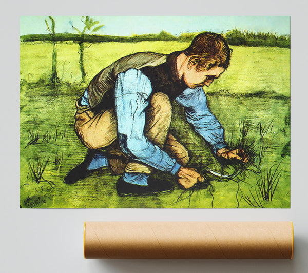 Van Gogh Cutting Grass