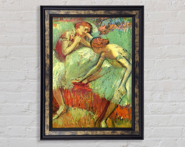 Degas Dancers In Green