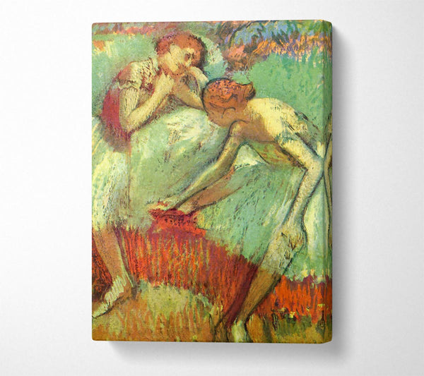 Degas Dancers In Green