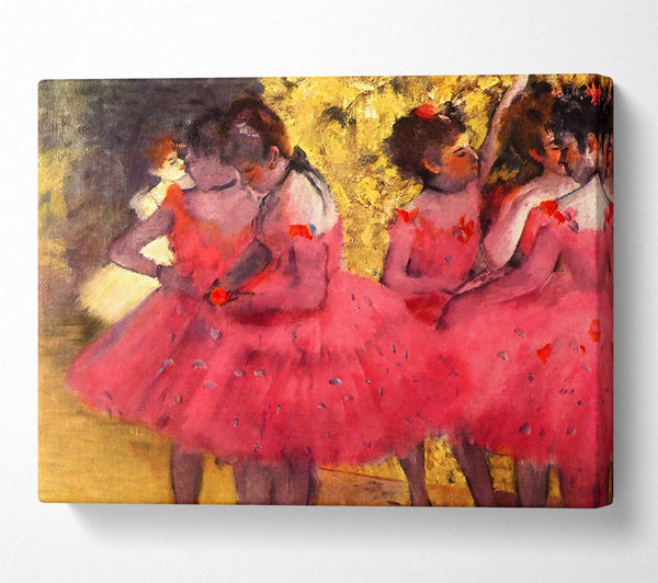 Degas Dancers In Pink Between The Scenes