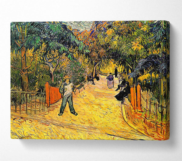 Van Gogh Entrance To The Public Park In Arles