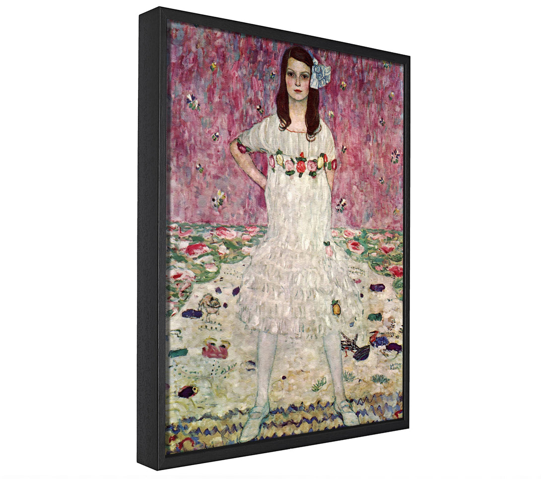 A picture of a Klimt Eugenia Primavesi framed canvas print sold by Wallart-Direct.co.uk