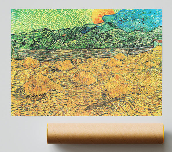 Van Gogh Evening Landscape At Moonrise