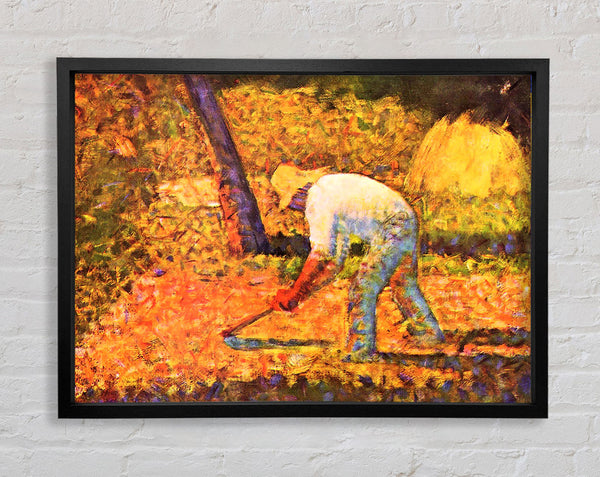 Seurat Farmer With Hoe