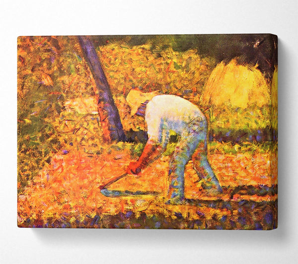 Seurat Farmer With Hoe