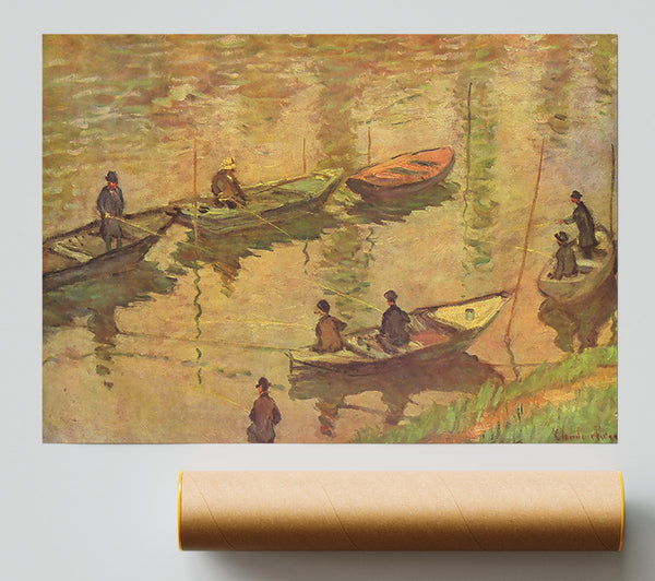 Monet Fishermen On The Seine At Poissy