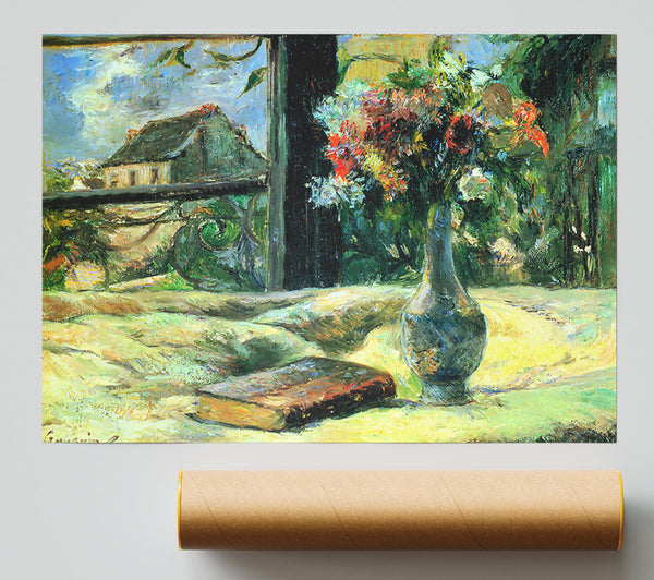 Gauguin Flower Vase In Window