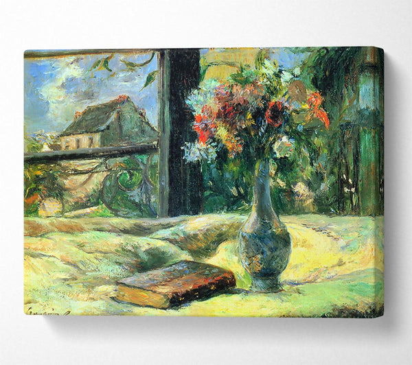 Gauguin Flower Vase In Window